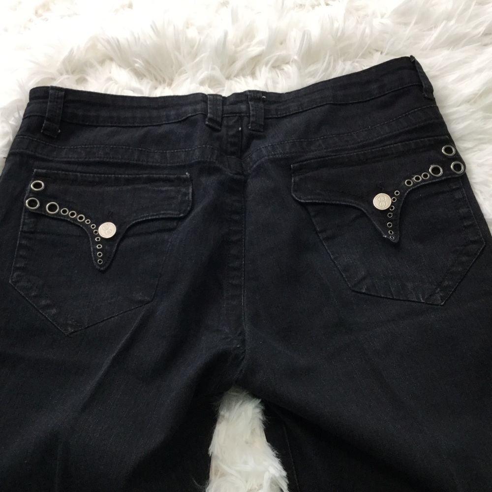 Bill Blass - Women's Black Jeans - Picture 4 of 7